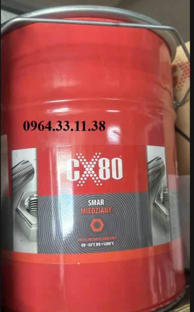 MỠ BỘT ĐỒNG CHỊU NHIỆT DẪN ĐIỆN CX80-SMAR MIEDZIANY/COPPER GREASE-Ba Lan